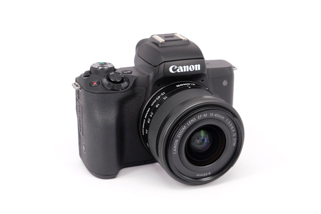 Used Canon EOS M50 Mark II Mirrorless Camera + 15-45mm Lens