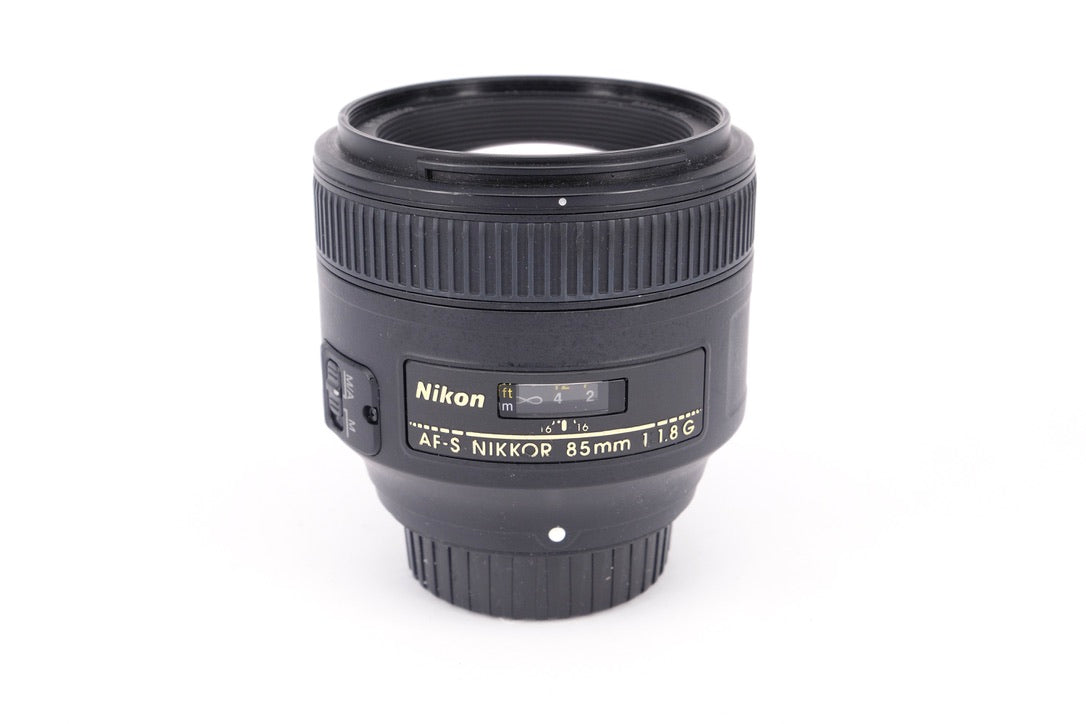 Used Nikon AF-S 85mm f/1.8G lens
