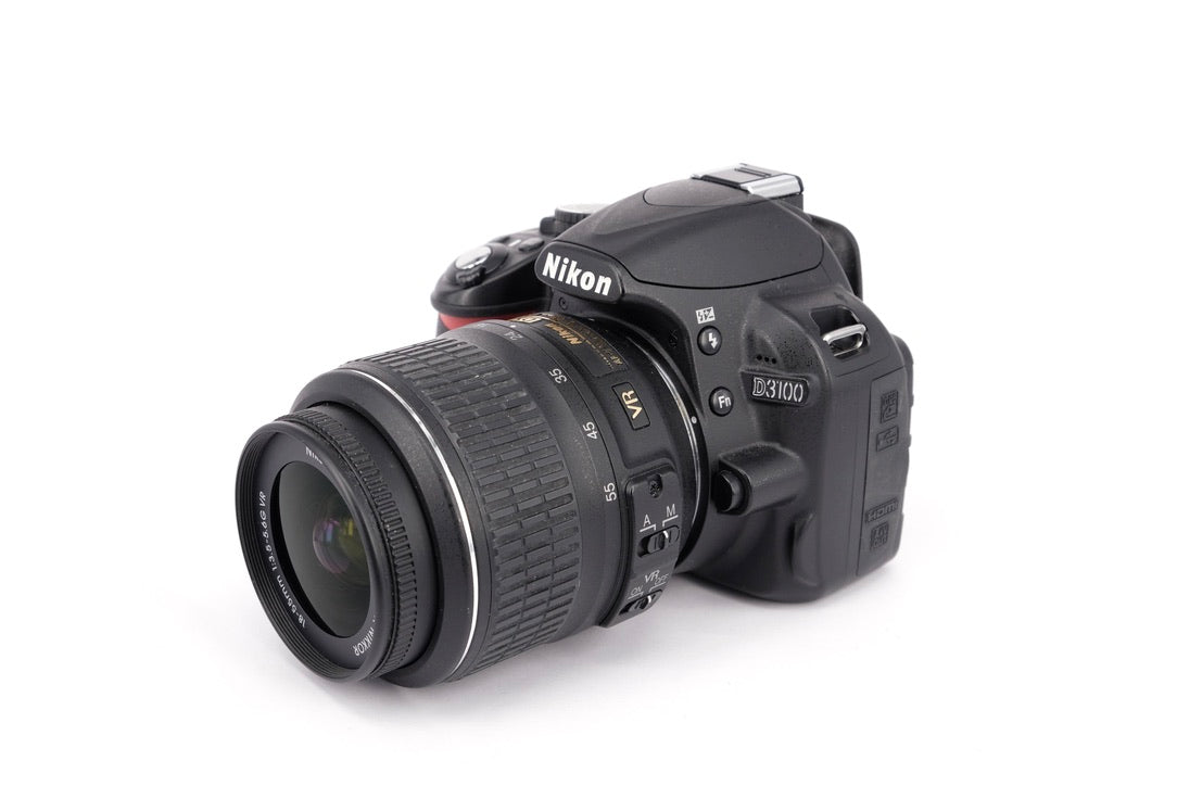 Used Nikon D3100 DSLR + 18-55mm VR Lens