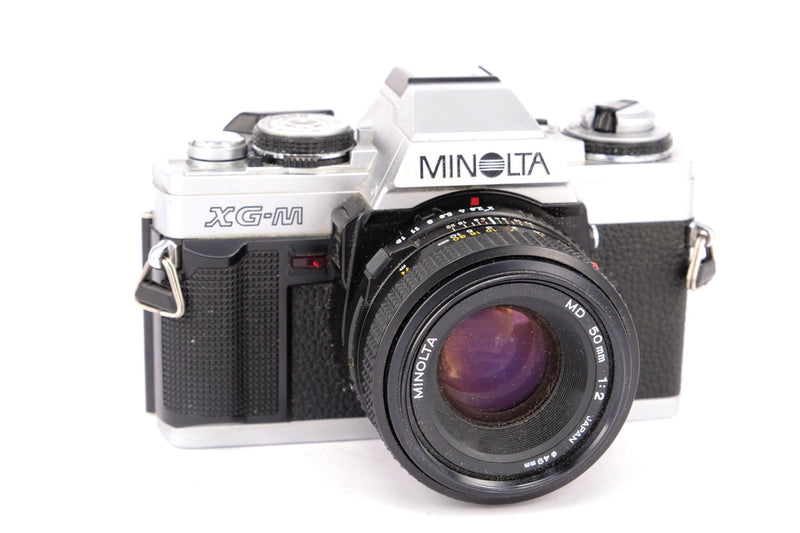 Used Minolta XG-M + 50mm f/2 35mm SLR