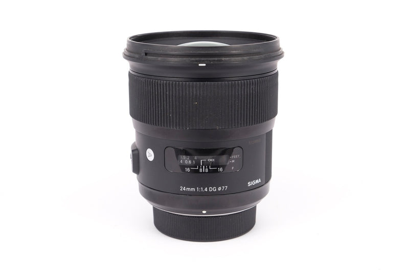 Used Sigma 24mm f/1.4 DG HSM Art Nikon Fit Lens