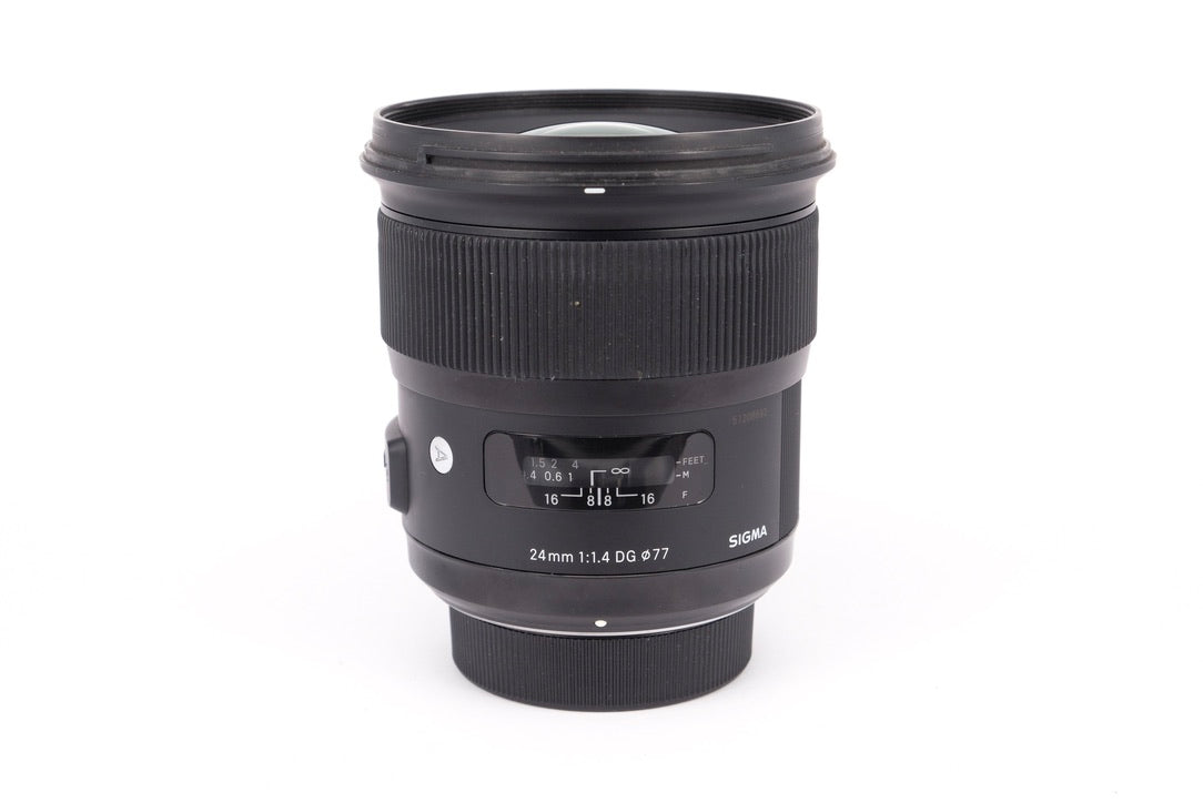 Used Sigma 24mm f/1.4 DG HSM Art - Canon EF Fit Lens