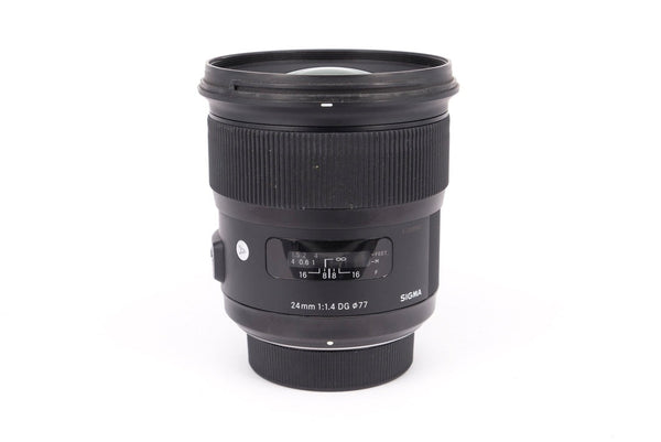 Used Sigma 24mm f/1.4 DG HSM Art - Canon EF Fit Lens