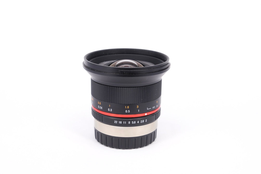 Used Samyang 12mm f/2 NCS Lens - Fuji X Mount