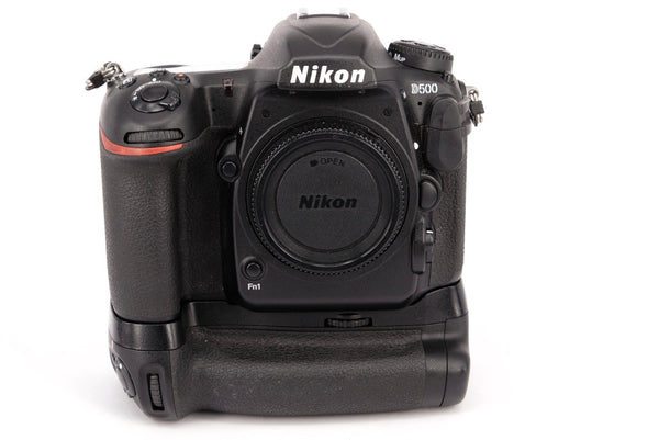Used Nikon D500 DSLR Body + Grip