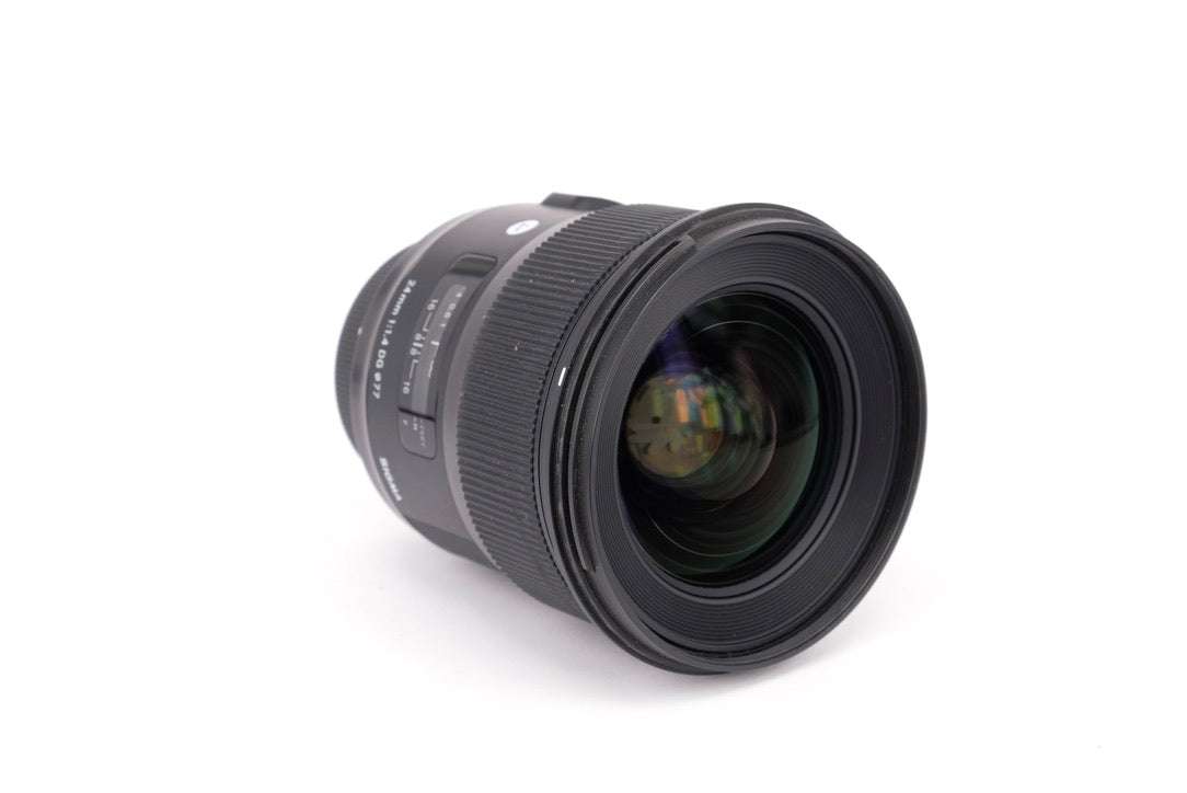 Used Sigma 24mm f/1.4 DG HSM Art - Canon EF Fit Lens