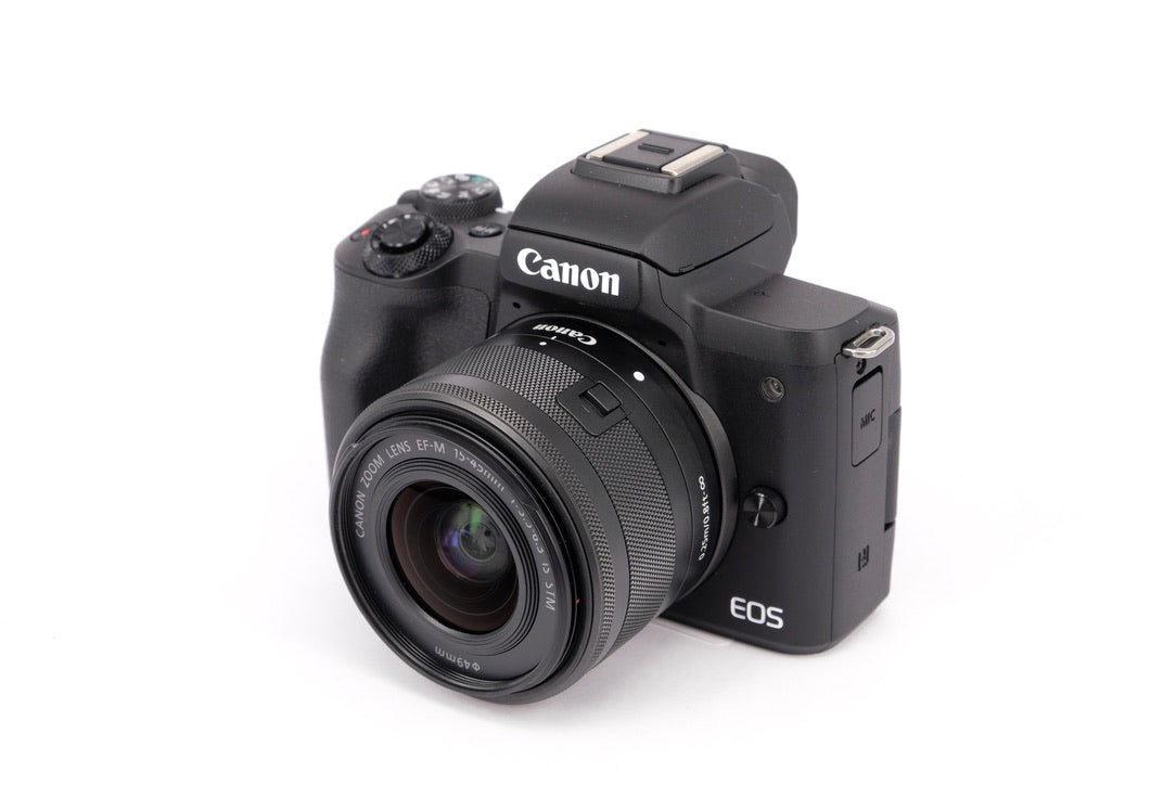 Used Canon EOS M50 Mark II Mirrorless Camera + 15-45mm Lens