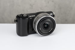 Used Sony Alpha a5000 & 16mm f/2.8 Mirrorless Camera