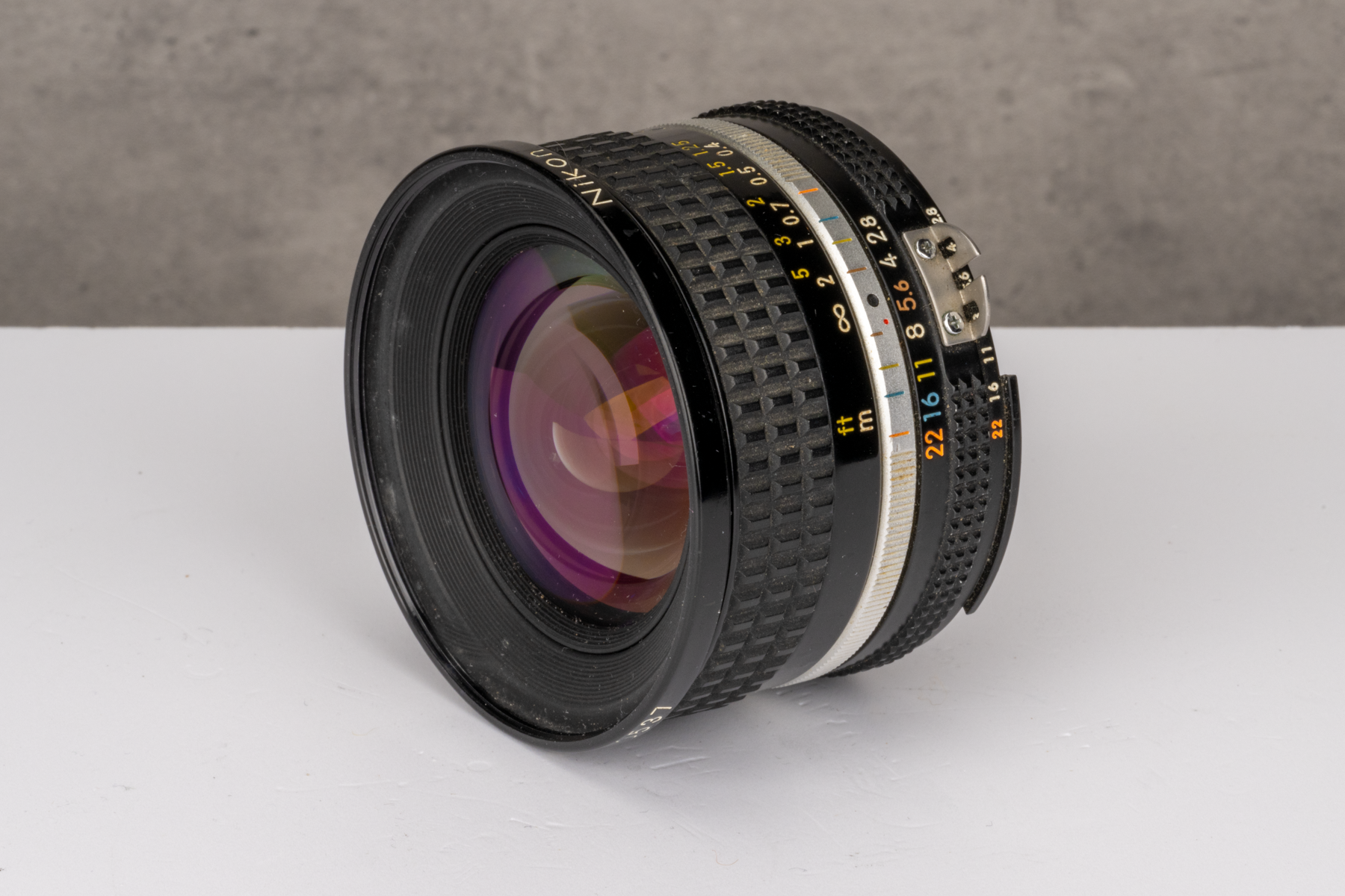 Used Nikon 20mm 1:2.8 AI-S Fit Wide Angle Lens
