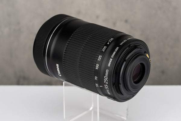 Used Canon EF-S 55-250mm f/4-5.6 IS STM Lens