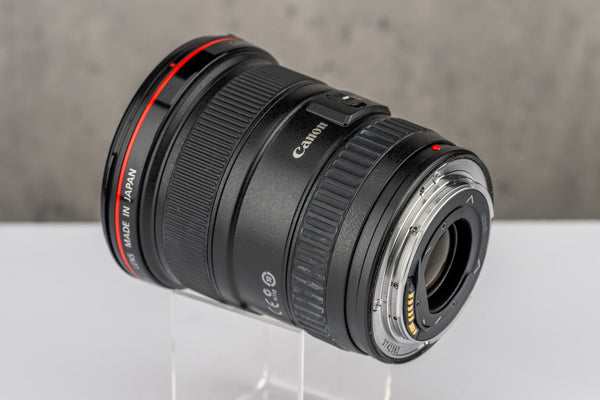 Used Canon EF 17-40mm f/4 L USM Lens.