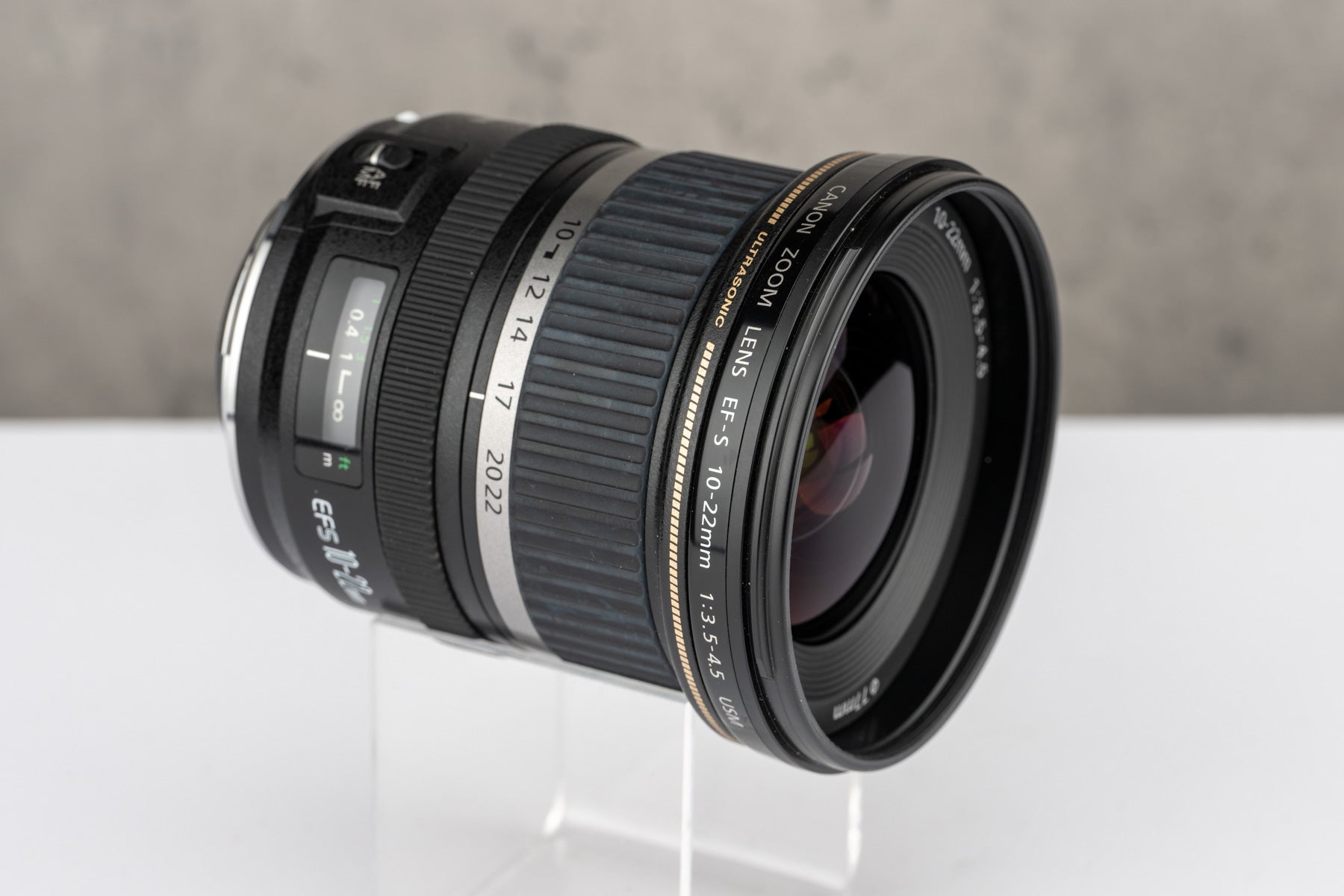 Used Canon EF-S 10-22mm f/3.5-4.5 USM Lens.