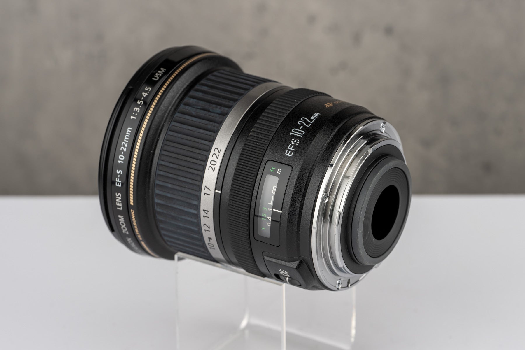 Used Canon EF-S 10-22mm f/3.5-4.5 USM Lens.