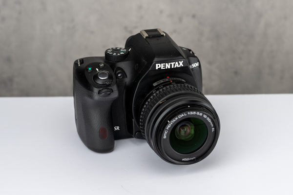 Used Pentax K-500 18-55 + 55-200 DSLR Camera Kit