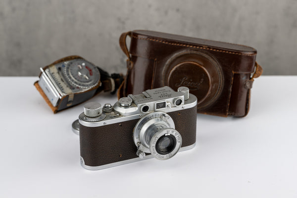 Used Leica II + 5cm Elmar Rangefinder Camera