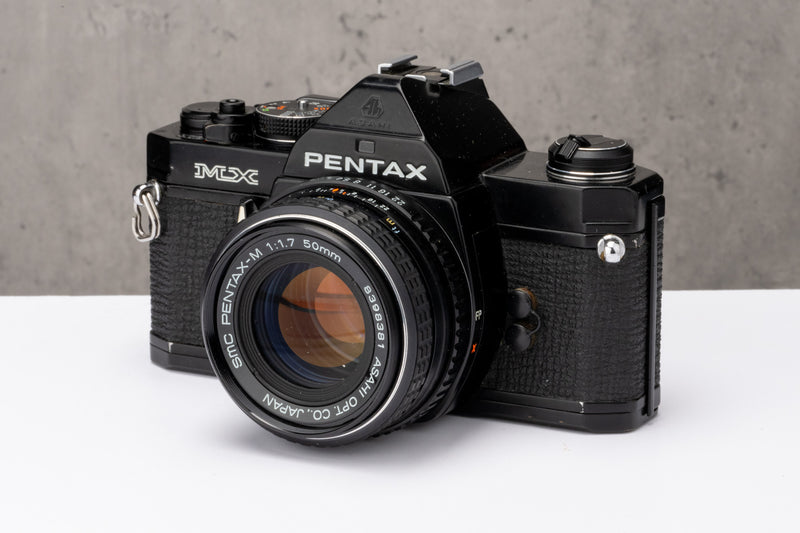 Used Pentax MX  (Black) + 50mm f/1.7 35mm SLR