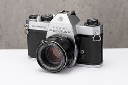 Pentax Spotmatic SPII Chrome w/ 55mm f/1.8 SMC