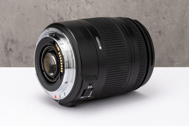 Canon EF fit Sigma DC 18-250mm f/3.5-6.3 OS HSM