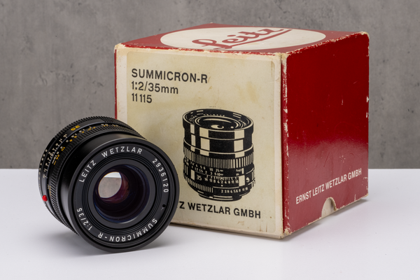 Used Leica R 35mm f/2 Summicron-R Boxed