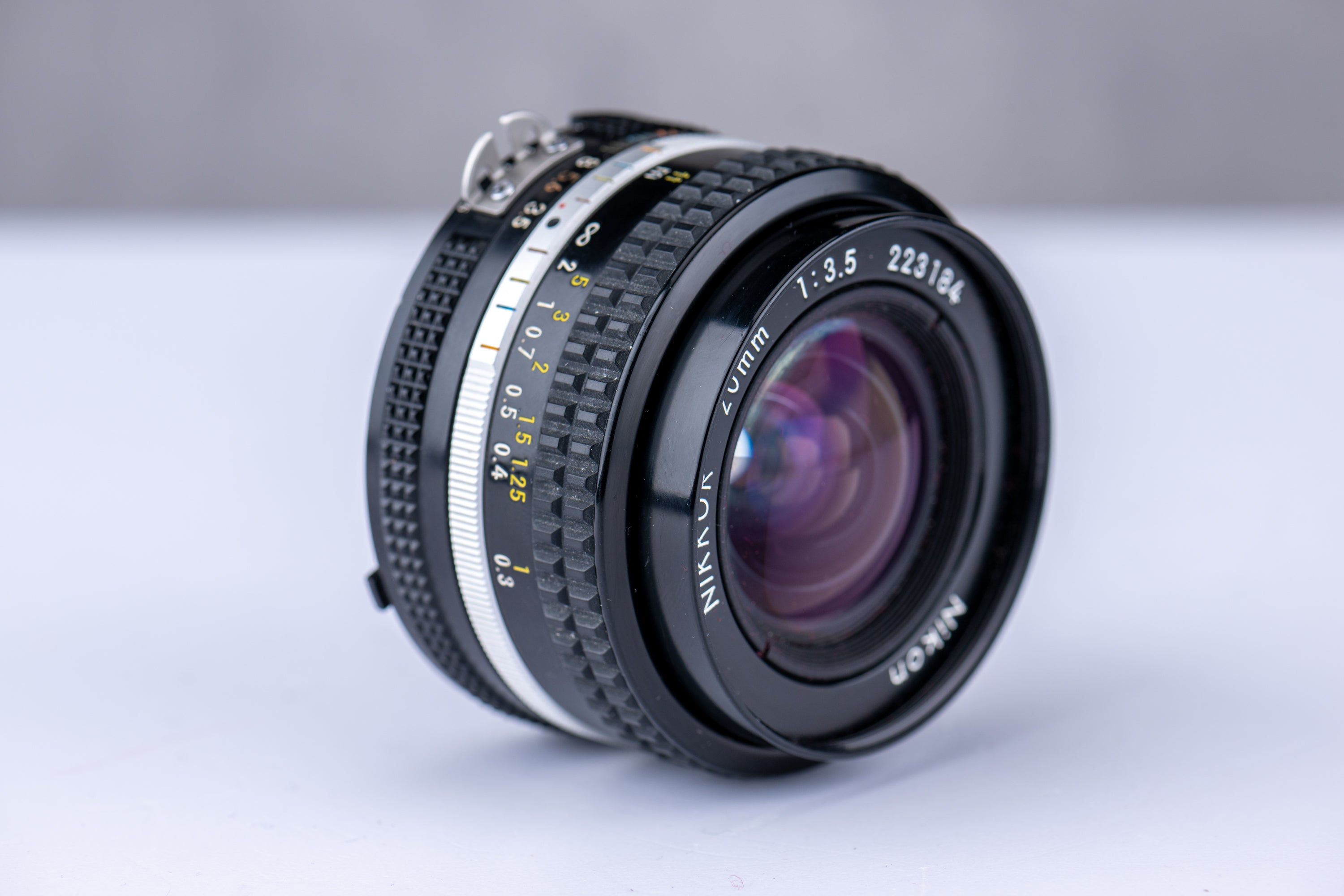 Used Nikon Nikkor 20mm 1:2.8 AI-S Fit  Wide Angle Lens