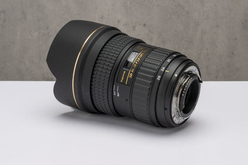 Used Tokina AT-X Pro 16-28mm f/2.8 (IF) FX Nikon Fit Lens