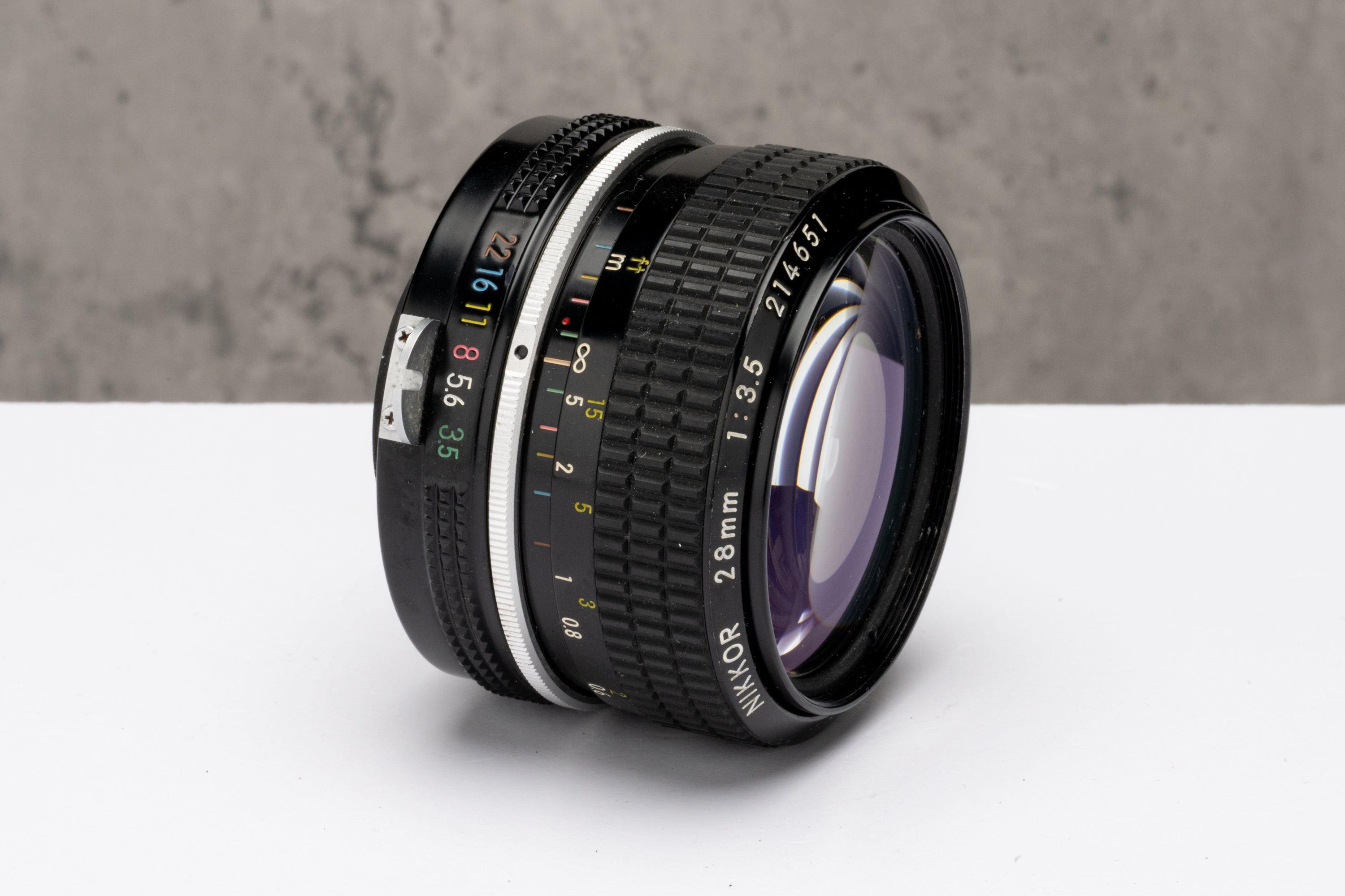 Used Nikon Non-Ai 28mm f/3.5