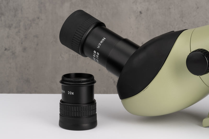 Used Nikon Fieldscope D=60 P with  20x + 30x Eyepieces