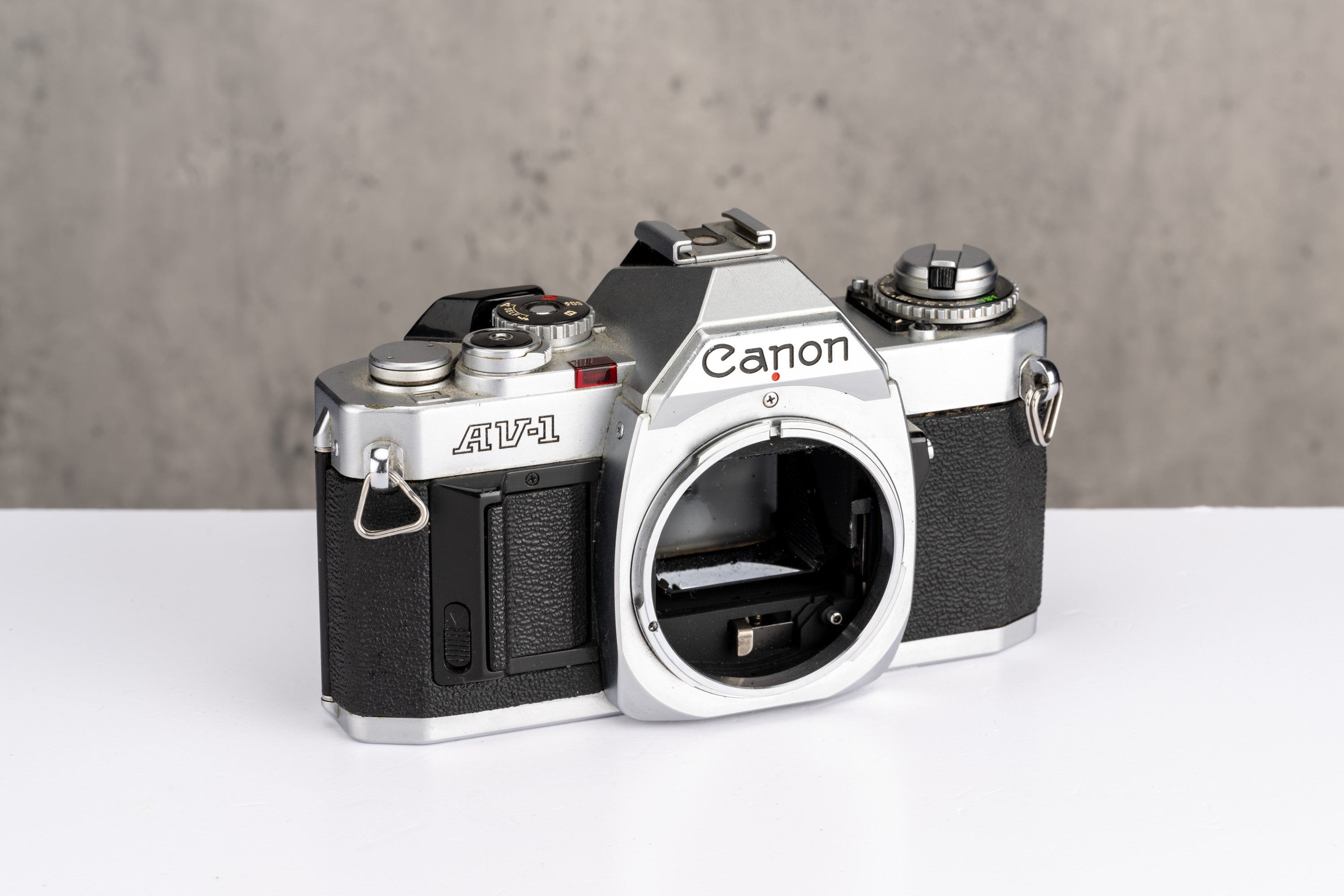 Used Canon AV-1 Silver 35mm SLR Camera Body