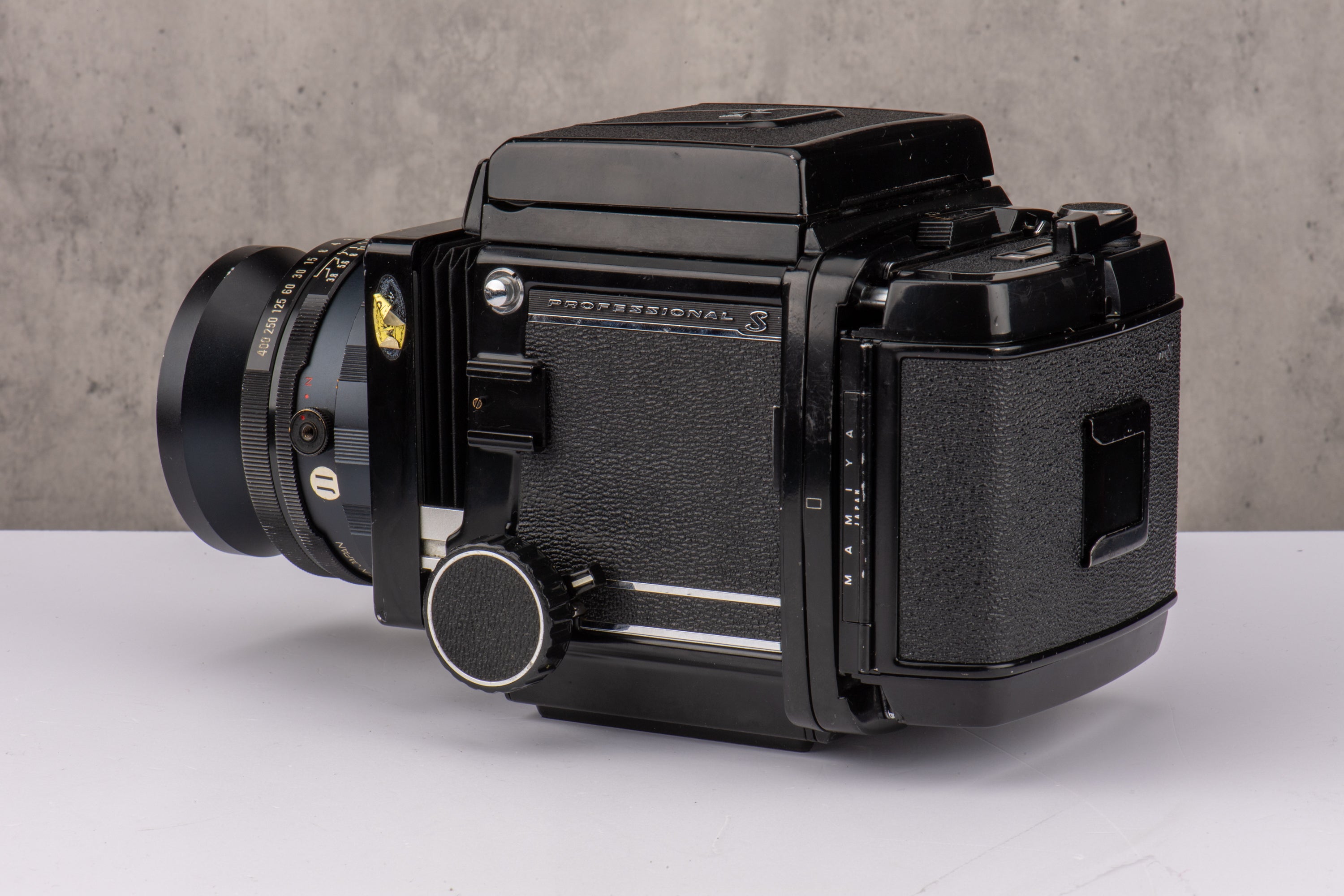Mamiya RB67 Pro S w/ 90mm f/3.8, 120 Back, WLF