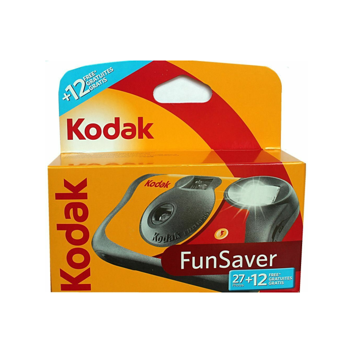 Kodak Single Use FunSaver Camera with Flash 27 exposures +12 free