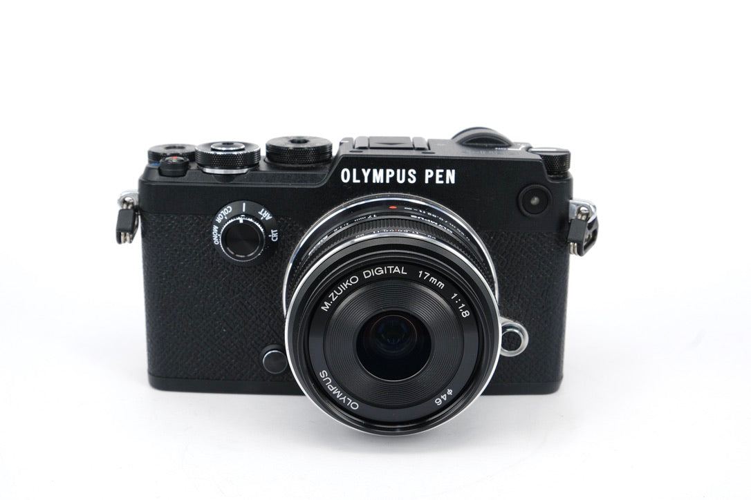 Used Olympus Pen-F Digital Mirrorless Camera + 17mm f/1.8