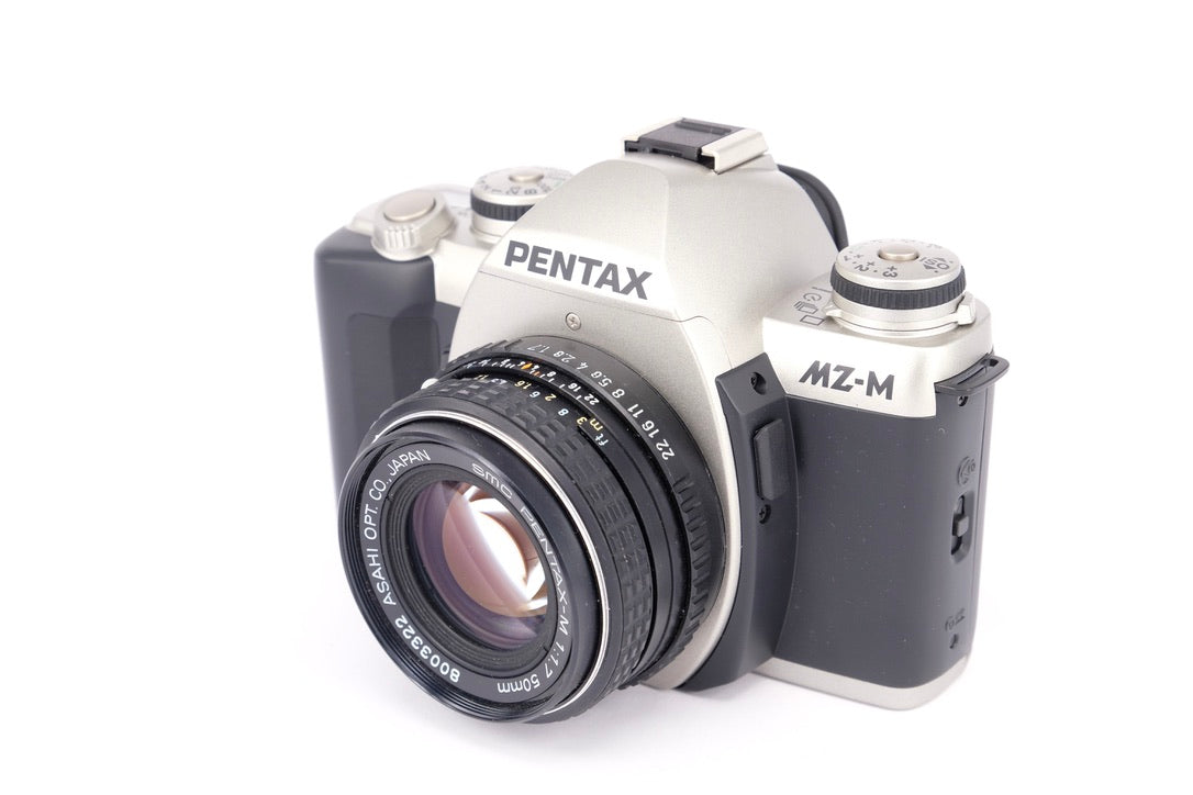 Used Pentax MZ-M + SMC 50mm F/1.7 35mm SLR Camera