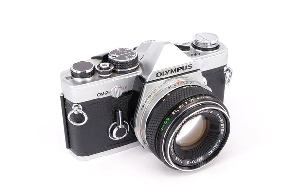 Used Olympus OM-2n + 50mm f/1.8 35mm SLR Camera