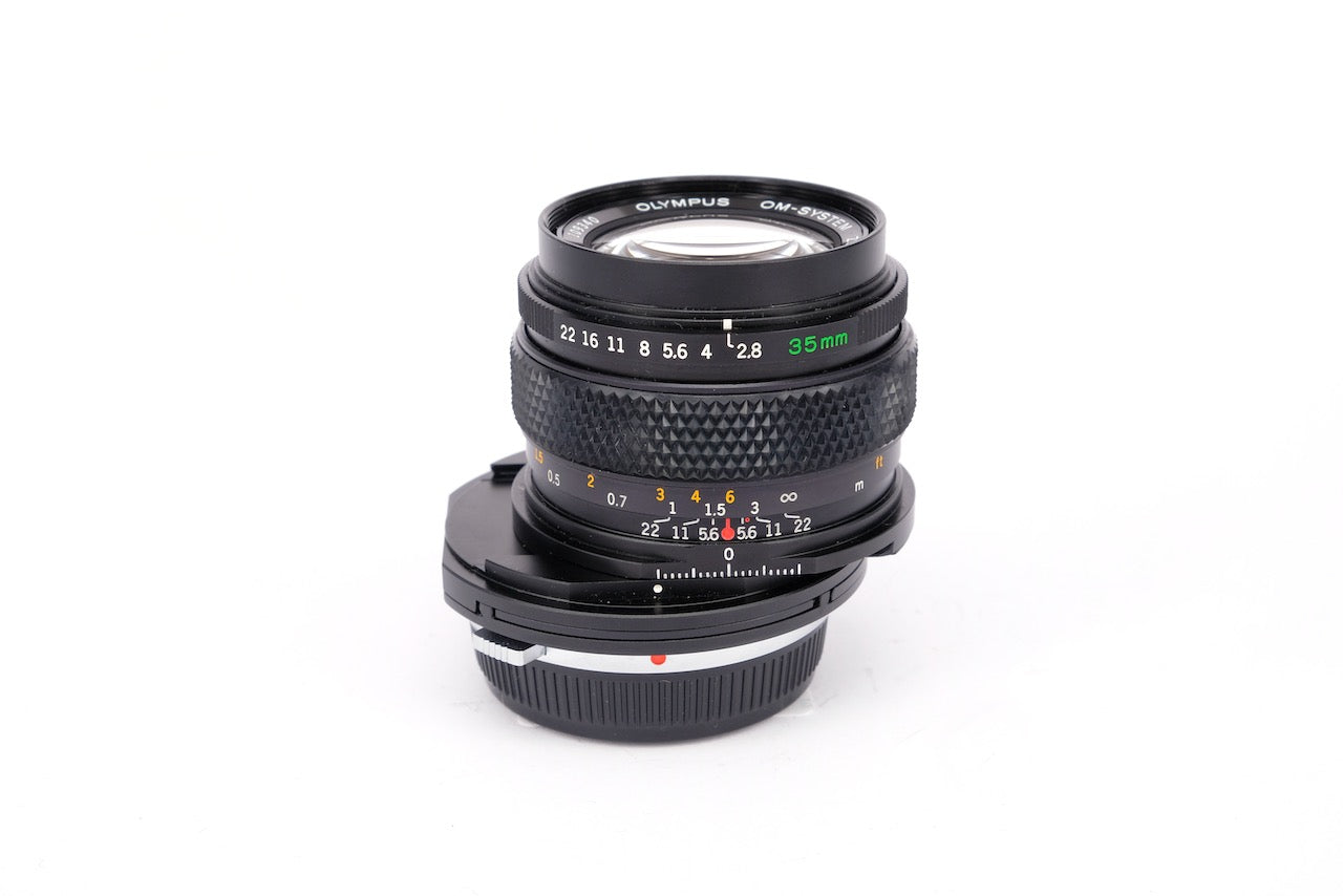 Used Olympus OM Zuiko 35mm f/2.8 Shift Lens
