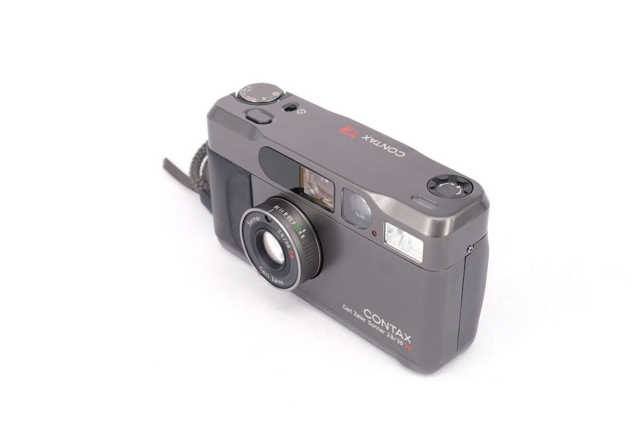 Used Contax T2 Titanium Black 35mm Compact Camera