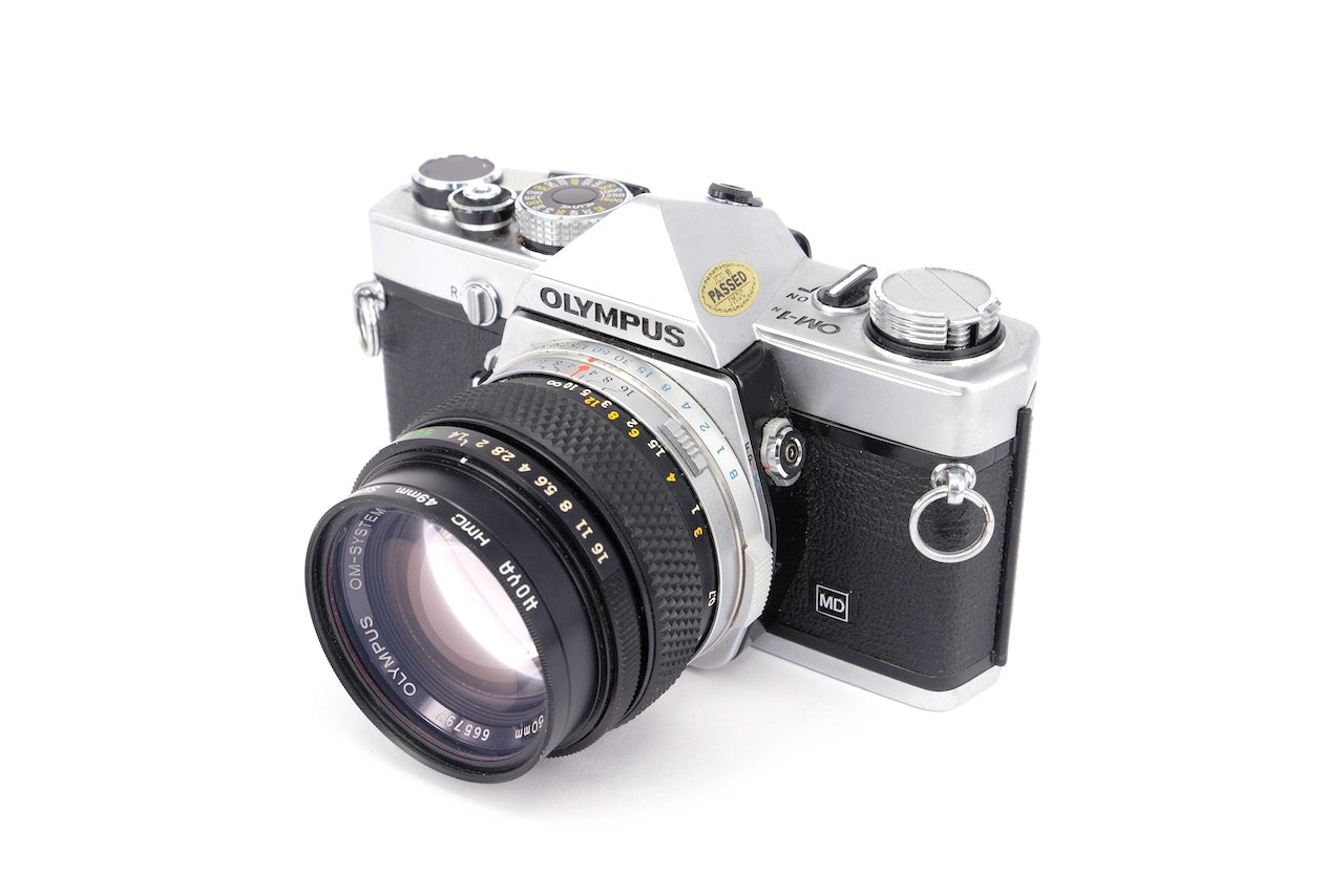 Used Olympus OM20 + 28mm f/2.8 35mm SLR Camera