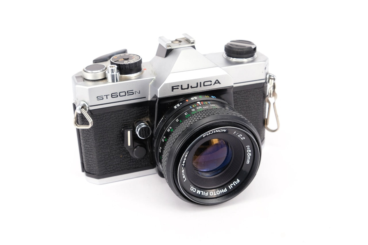 Used Fujica ST605N + 55mm f/2.2 35mm SLR Camera