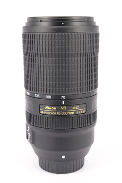 Used Nikon AF-P 70-300mm f4.5-5.6E ED VR Lens