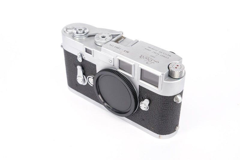 Used Leica M3 Chrome Single Stroke 35mm Rangefinder Body + Meter