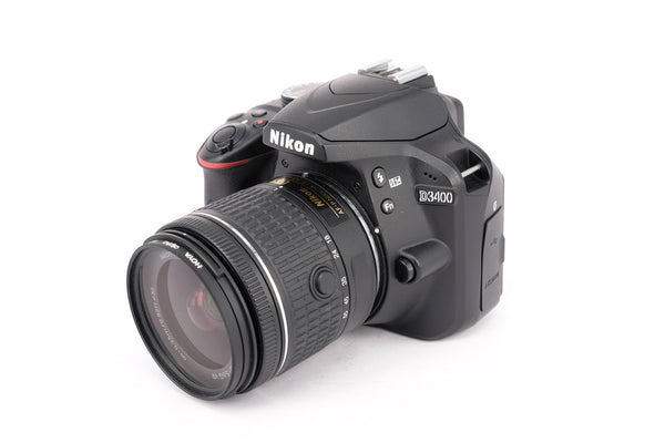 Used Nikon D3400 + AF-P 18-55mm VR Digital SLR Camera