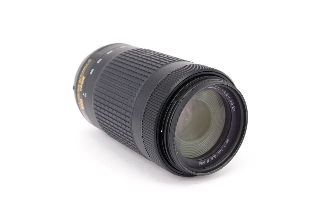 Used Nikon AF-P DX 70-300mm f4.5-6.3 G ED Nikkor Lens
