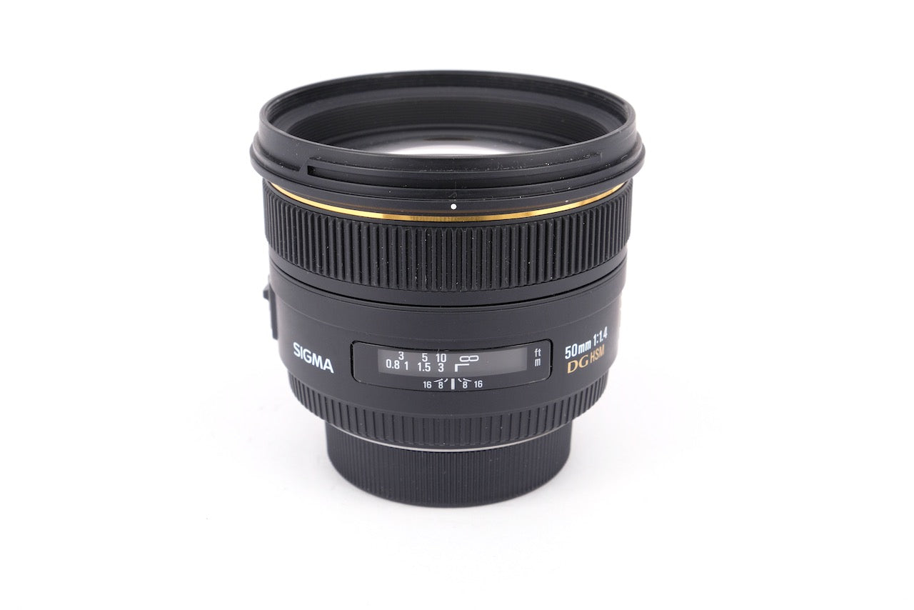Used Sigma 50mm f/1.4 DG HSM Nikon Fit Lens