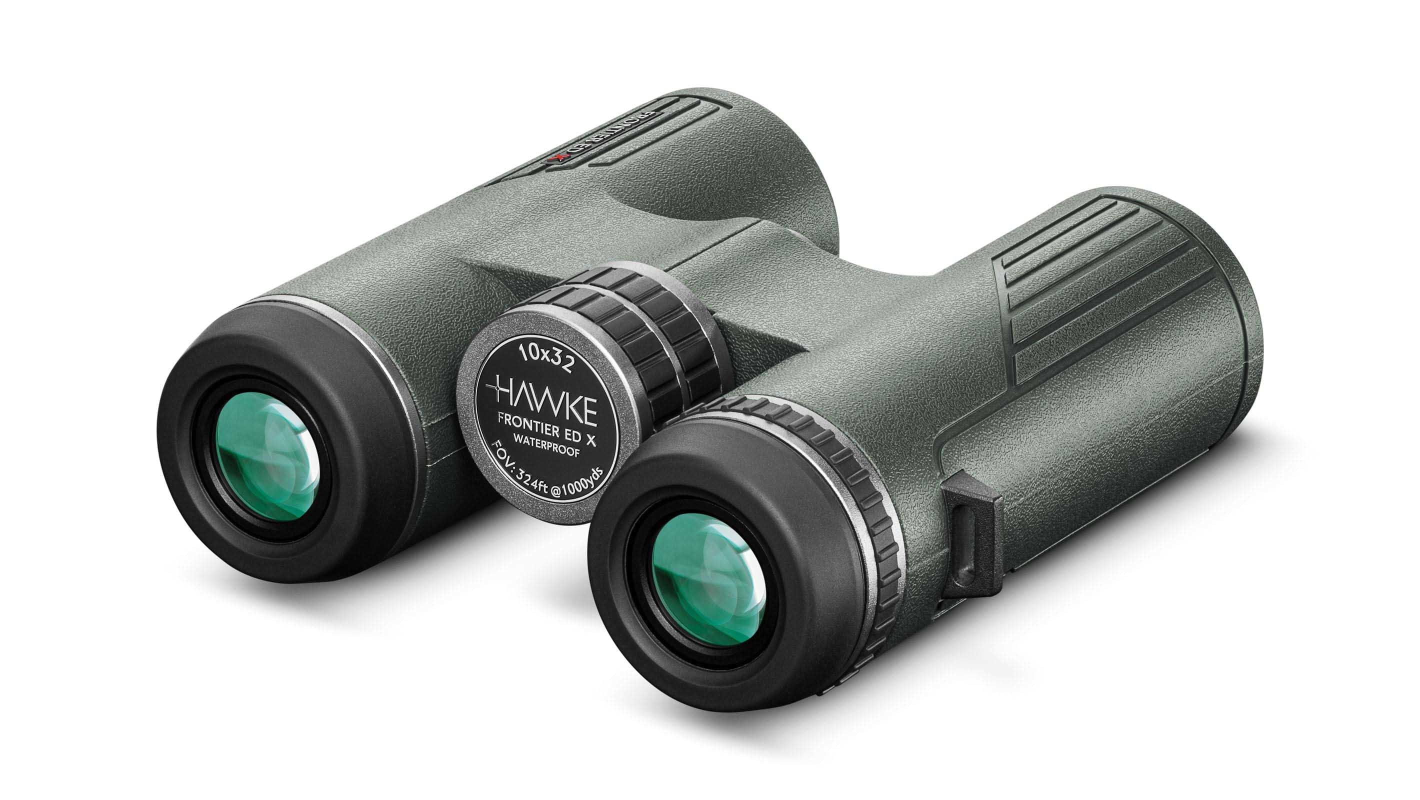 Hawke Frontier ED X 10x32 Green — reverse