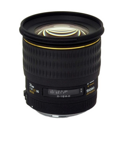 Used Sigma 24mm f/1.8 EX DG, Canon EF Lens