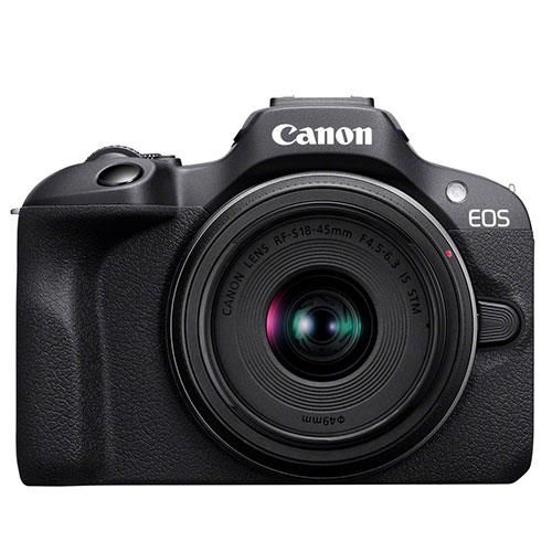 Canon EOS R100 with RF-S 18-45mm Lens