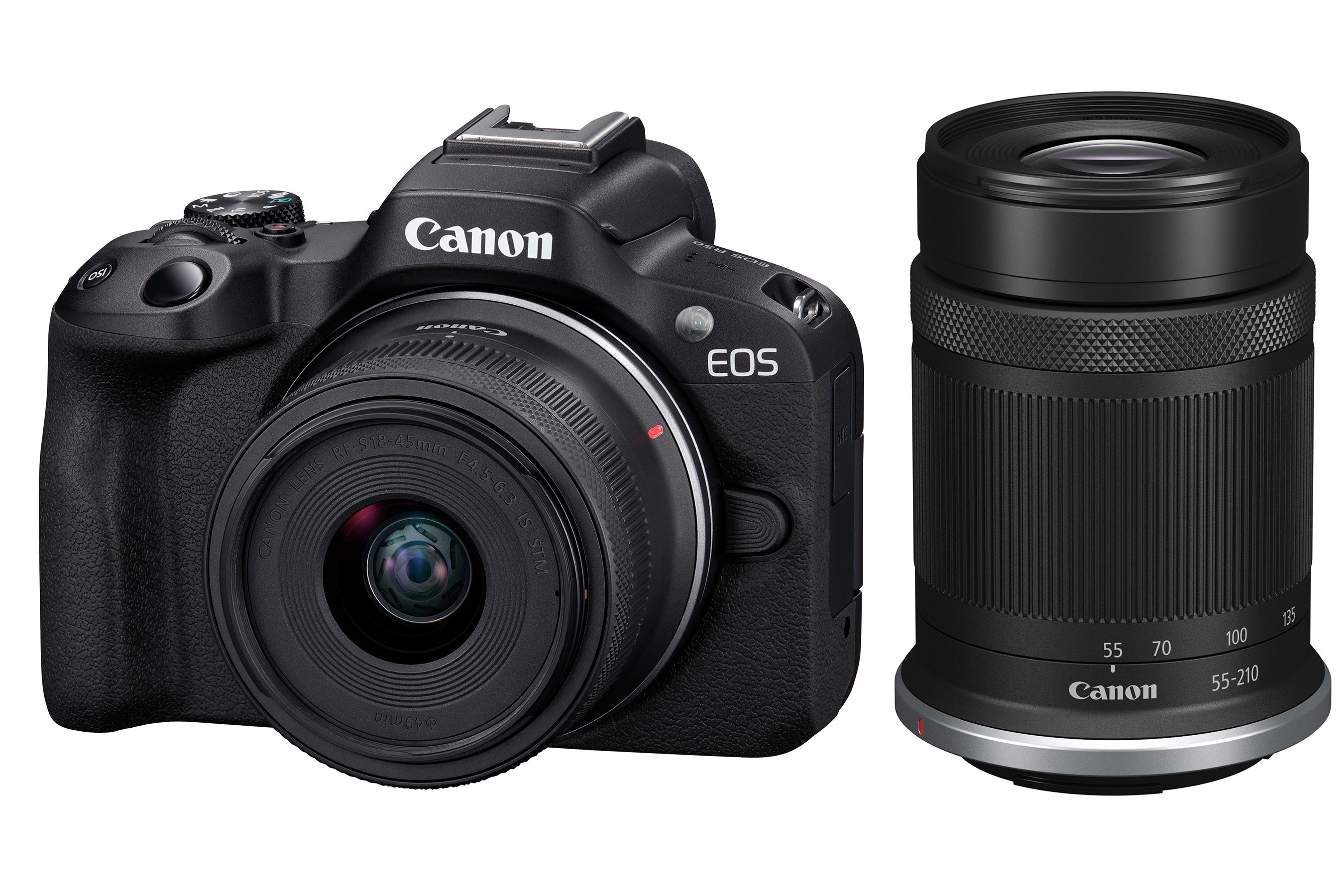 Canon EOS R50 Mirrorless Camera + RF-S 18-45mm + RF-S 55-210mm IS STM