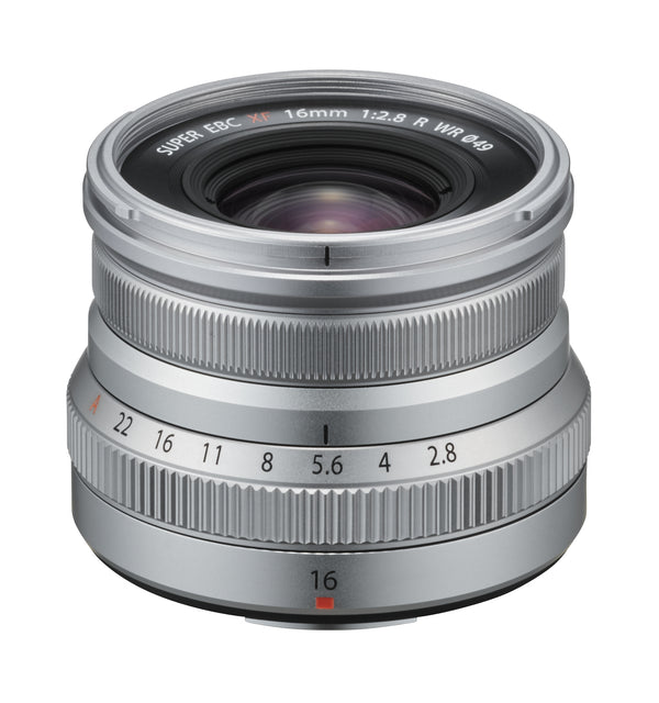 Fujifilm XF 16mm f/2.8 R WR lens Silver