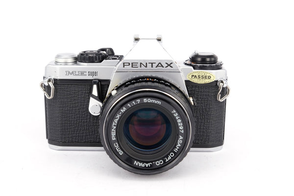 Used Pentax ME Super + 50mm f1.7 35mm SLR Camera