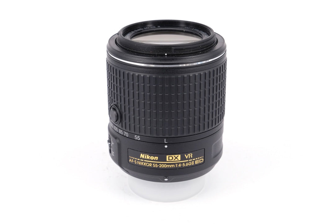 Used Nikon Af-S 55-200mm f/4.5-5.6G VR II DX Lens