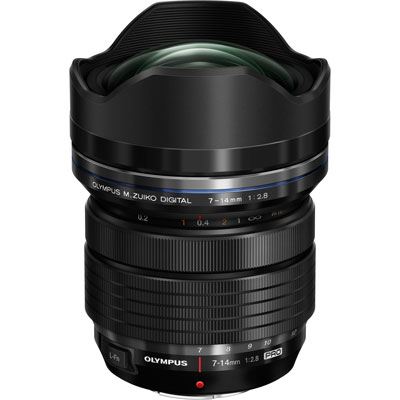 Olympus M.ZUIKO DIGITAL ED 7-14mm 1:2.8 PRO - side view